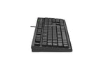 FK12 A4tech Fstyler FN Multimedia Wired Keyboard USB Black,US Layout