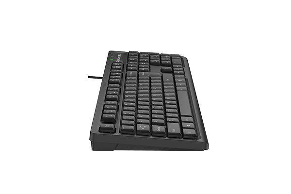 FKS12 A4tech Fstyler FN Multimedia Wired Keyboard USB Black,US Layout