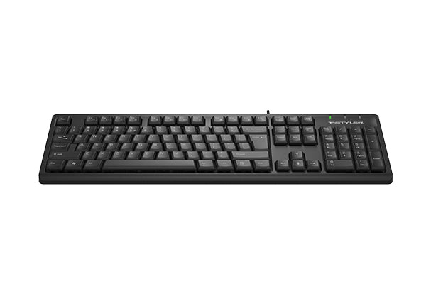 FKS12 A4tech Fstyler FN Multimedia Wired Keyboard USB Black,US Layout