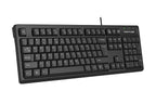 FKS12 A4tech Fstyler FN Multimedia Wired Keyboard USB Black,US Layout