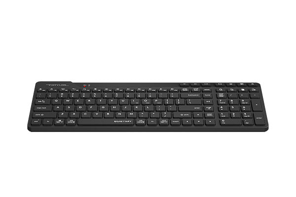 FBK27C AS A4tech Fstyler Bluetooth & 2.4G Rechargeable Keyboard,2-Zone Compact Size, USB Black US Layout