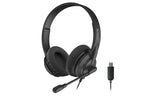 HU-10 A4tech Wired Headset USB Black