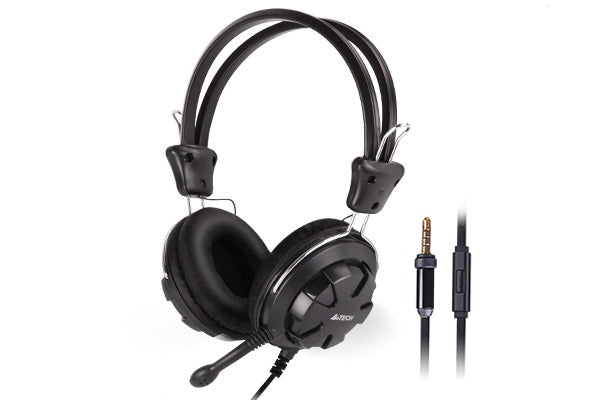 HS-28i A4Tech Headphone 4-Pin Black without Cable Adapter
