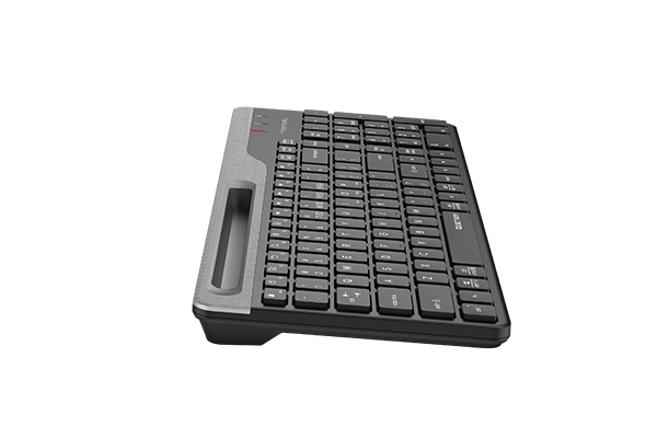 FBK25 A4tech Fstyler Bluetooth + 2.4G Connection 2-section Keyboard USB (Black),US Layout