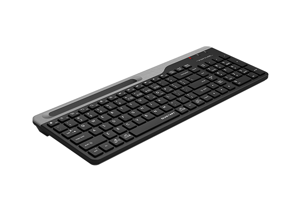 FBK25 A4tech Fstyler Bluetooth + 2.4G Connection 2-section Keyboard USB (Black),US Layout