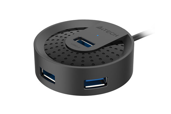 HUB-30 A4tech USB 3.0 4 Ports,100cm, USB Plug Black