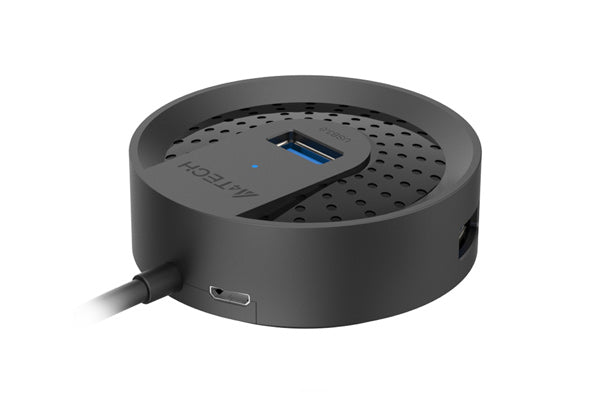 HUB-30C A4Tech HUB USB 3.0, Type-C Plug, Cable 50cm, Black