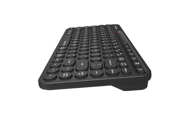 FBK36C AS A4tech Fstyler Bluetooth & 2.4G Rechargeable Keyboard USB Black US Layout