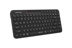 FBK36C AS A4tech Fstyler Bluetooth & 2.4G Rechargeable Keyboard USB Black US Layout