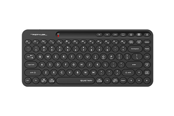 FBK36C AS A4tech Fstyler Bluetooth & 2.4G Rechargeable Keyboard USB Black US Layout
