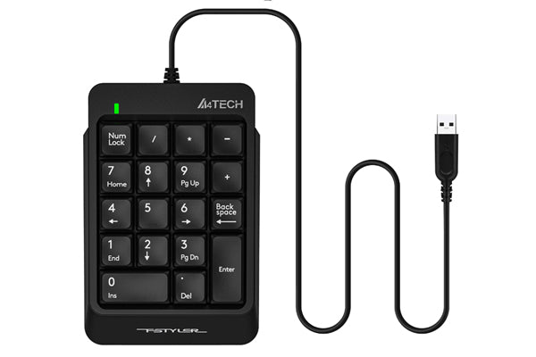 FK13P A4tech Fstyler Sleek Numeric Keypad USB Black