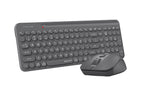 FG3300 Air2 A4tech Fstyler 2.4G Wireless Power-Saving QuietKey 2-Zone Combo Set, (FGK33+FG16S Air2) Grey,US Layout