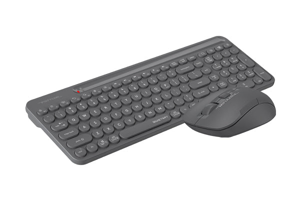 FG3300 Air2 A4tech Fstyler 2.4G Wireless Power-Saving QuietKey 2-Zone Combo Set, (FGK33+FG16S Air2) Grey,US Layout