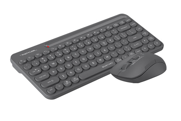 FG3200 Air2 A4tech Fstyler 2.4G Wireless QuietKey Compact Combo Set(FGK32+FG16S Air2) ,Grey,US Layout