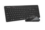 FG2400 Air2 A4tech Fstyler 2.4G Wireless Power-Saving QuietKey Combo Set (FGK23+FG45S Air2)