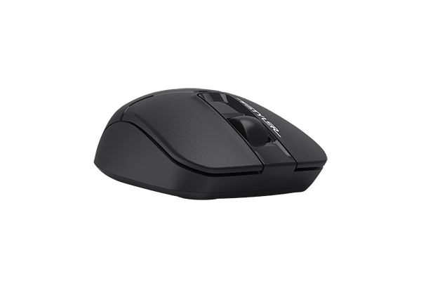 FB12S A4Tech Fstyler Dual-Mode Bluetooth & 2.4G Non-rechargeable Silent Click Mouse USB (Black)