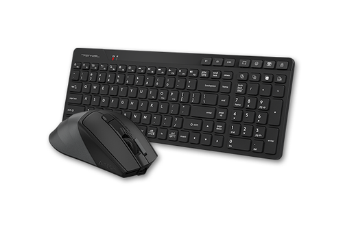 FB2800C Air2 A4tech Fstyler BT+2.4G Connection Wireless Desktop Set (FBK27C AS+FB45CS Air2) USB Black US Layout