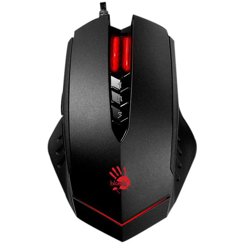 Bloody V8M X Glide RGB Animation Gaming Mouse USB Black Glide