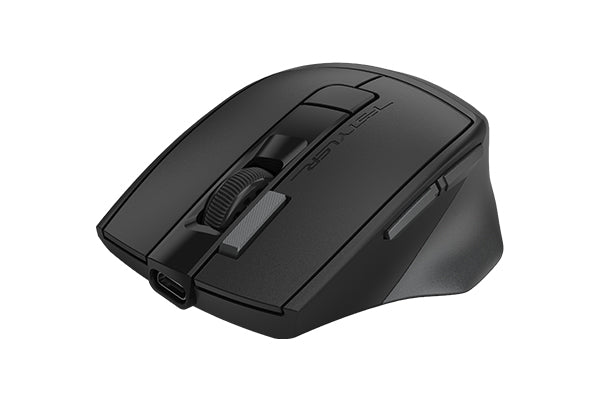 FG45CS Air2 A4tech Fstyler 2.4G Wireless Rechargeable Silent Click Mouse, USB Stone Grey