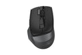 FG45CS Air2 A4tech Fstyler 2.4G Wireless Rechargeable Silent Click Mouse, USB Stone Grey