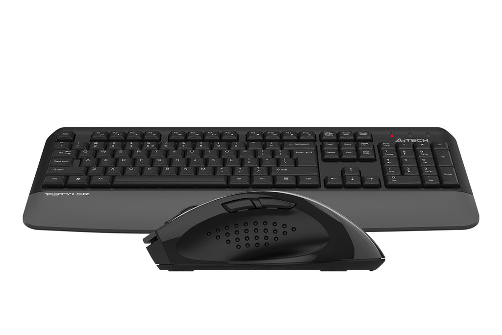 FG2500S Plus A4tech/Fstyler 2.4G Multimedia Wireless Desktop Set (FGK20+FG55S Plus Silent Click) Grey,US Layout