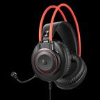 G200 Bloody Neon Hifi Gaming Headphone USB Black+RED 3.5mm for audio for light up with pc Extention Adapter