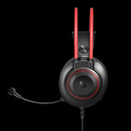 G200 Bloody Neon Hifi Gaming Headphone USB Black+RED 3.5mm for audio for light up with pc Extention Adapter