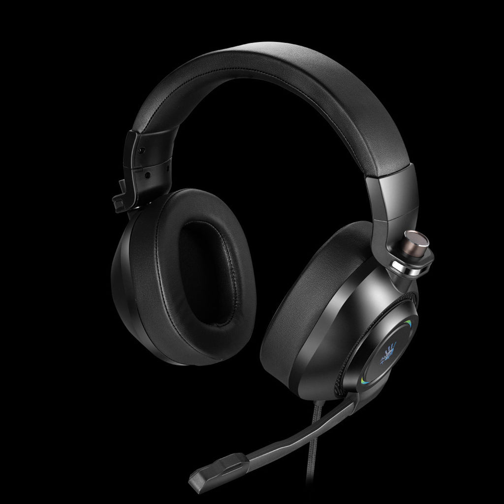 G580 Bloody RGB 7.1 Virtual Surround Sound HiFi Gaming Headphone USB Black