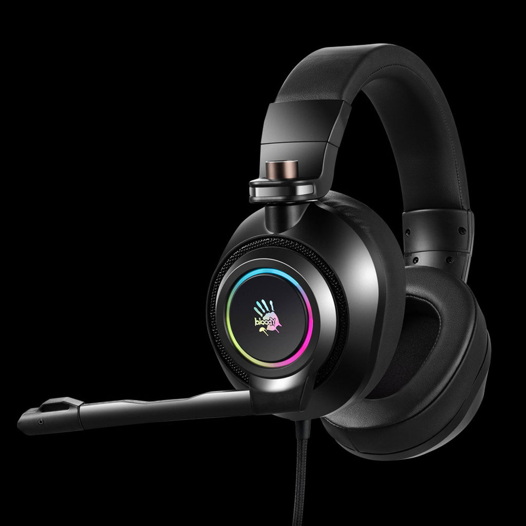 G580 Bloody RGB 7.1 Virtual Surround Sound HiFi Gaming Headphone USB Black