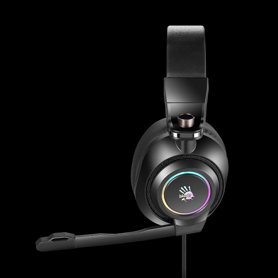 G580 Bloody RGB 7.1 Virtual Surround Sound HiFi Gaming Headphone USB Black