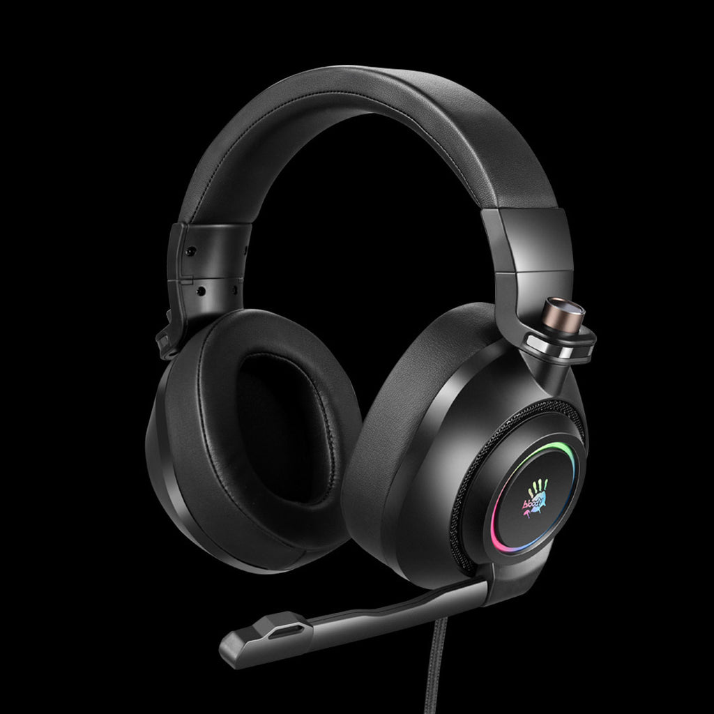G580 Bloody RGB 7.1 Virtual Surround Sound HiFi Gaming Headphone USB Black