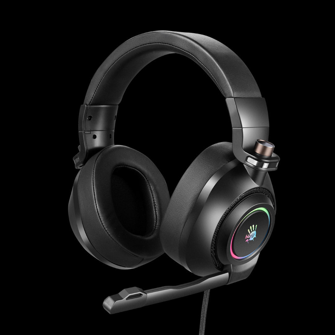 G580 Bloody RGB 7.1 Virtual Surround Sound HiFi Gaming Headphone USB Black