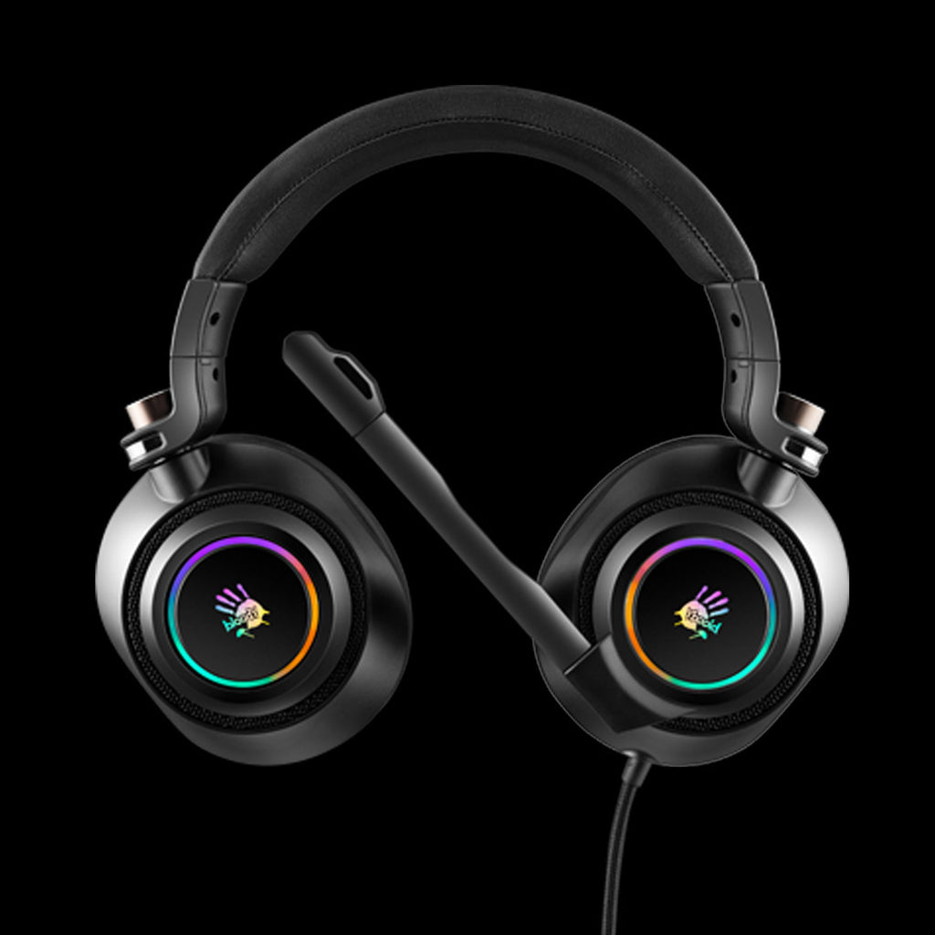 G580 Bloody RGB 7.1 Virtual Surround Sound HiFi Gaming Headphone USB Black