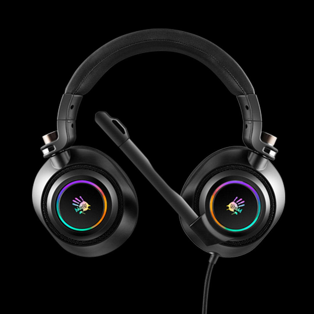 G580 Bloody RGB 7.1 Virtual Surround Sound HiFi Gaming Headphone USB Black