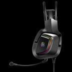 G575p Bloody Stereo Surround Sound RGB Gaming Headphone 4-Pin 3.5 mm Black With PC Extention Adapter