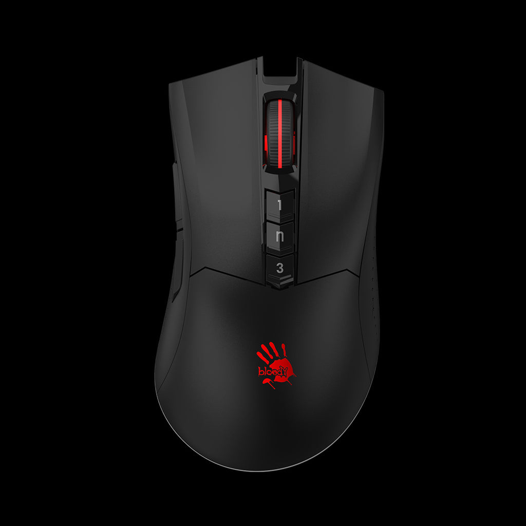 R90 Plus Bloody 2.4GHz Wireless Gaming Mouse USB Stone Black