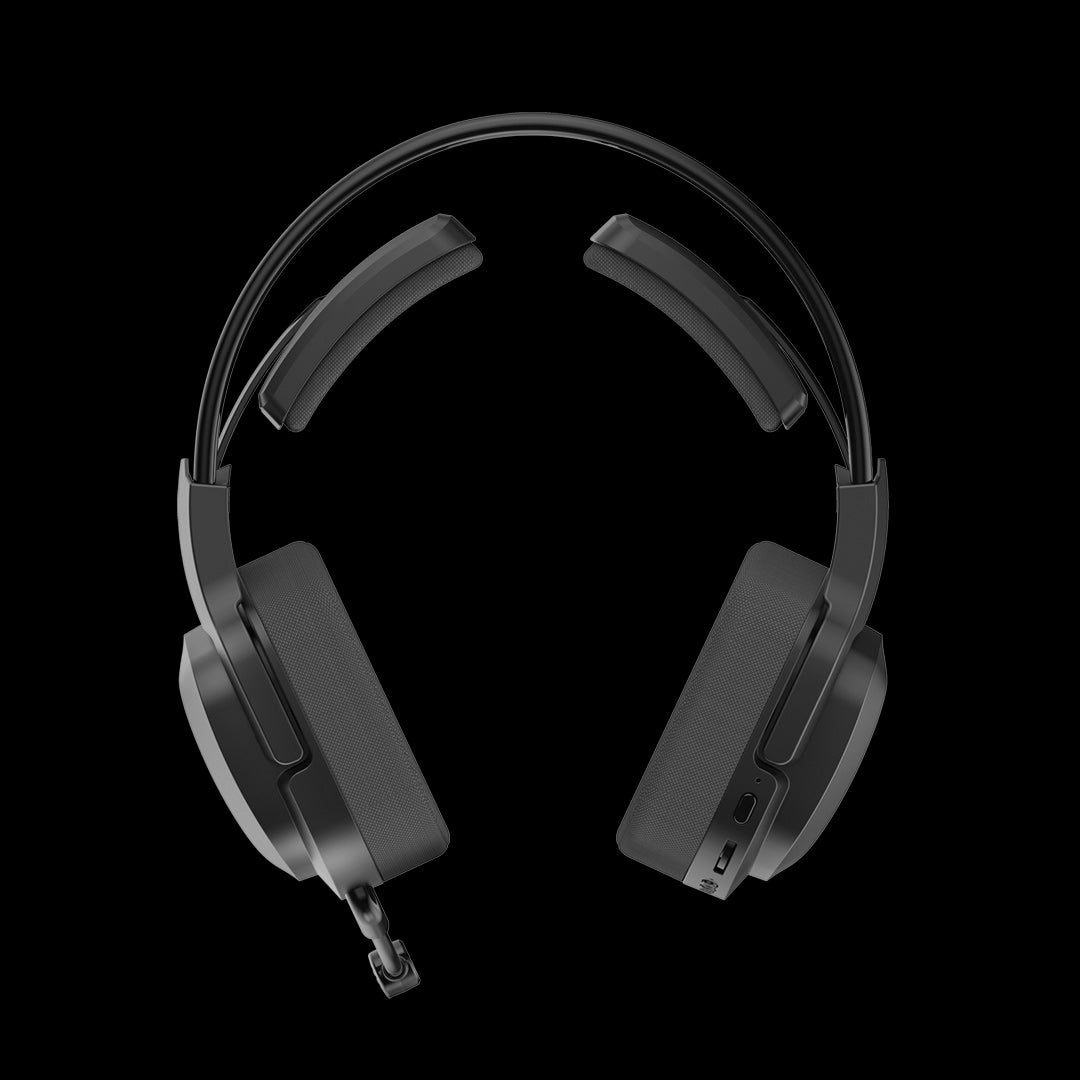 MR575 Bloody Bluetooth + 2.4GHz + Wired Multi-Mode Connection RGB Gaming Headphone Black