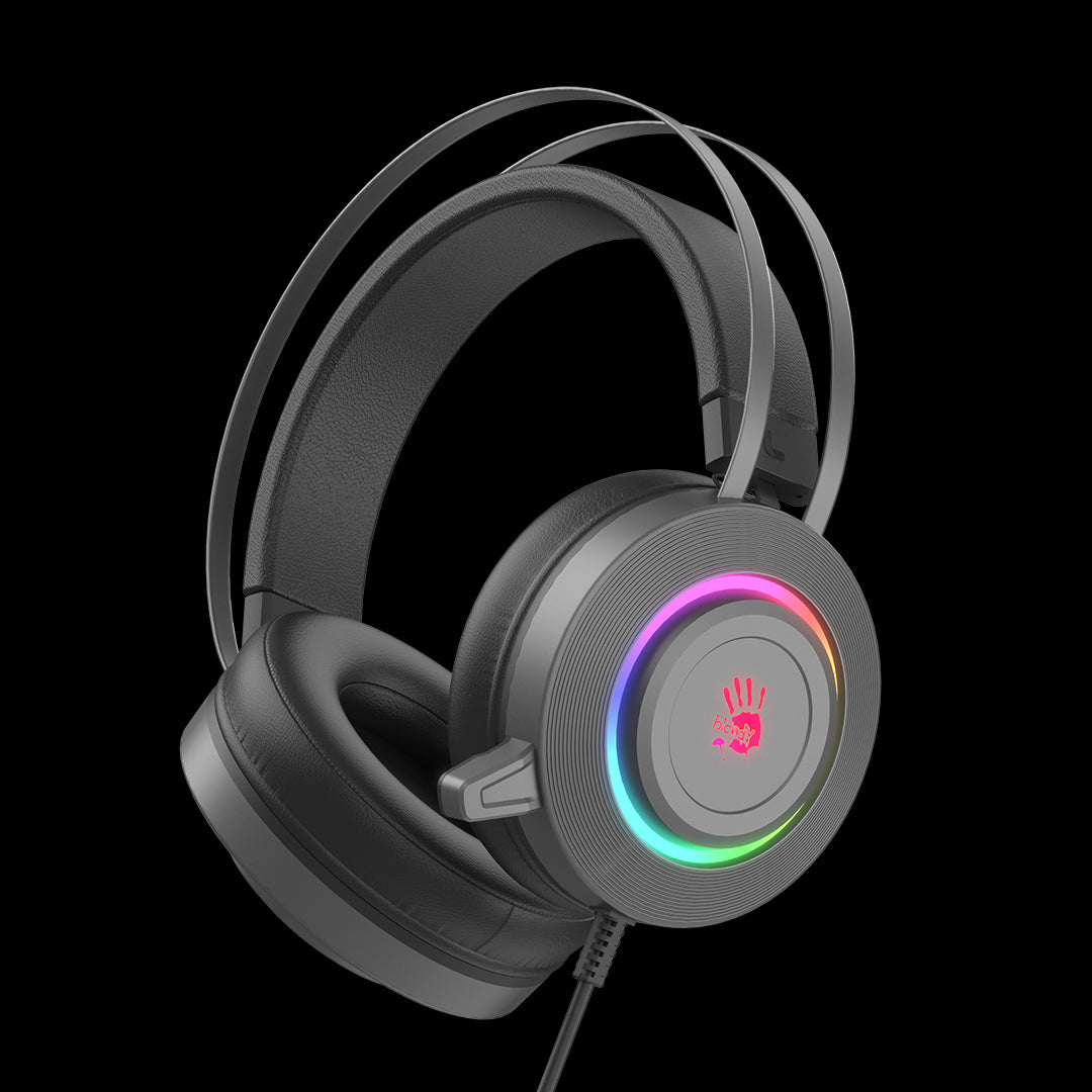 G521S Bloody Neon Gaming Headphone USB Grey