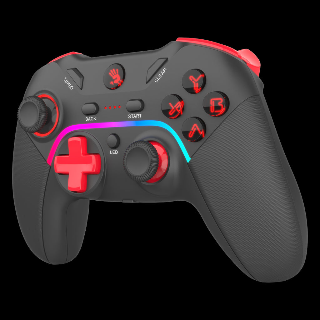 GPW70 Bloody Gamepad Dual Mode 2.4G Wireless & USB Wired Connection Sports Black