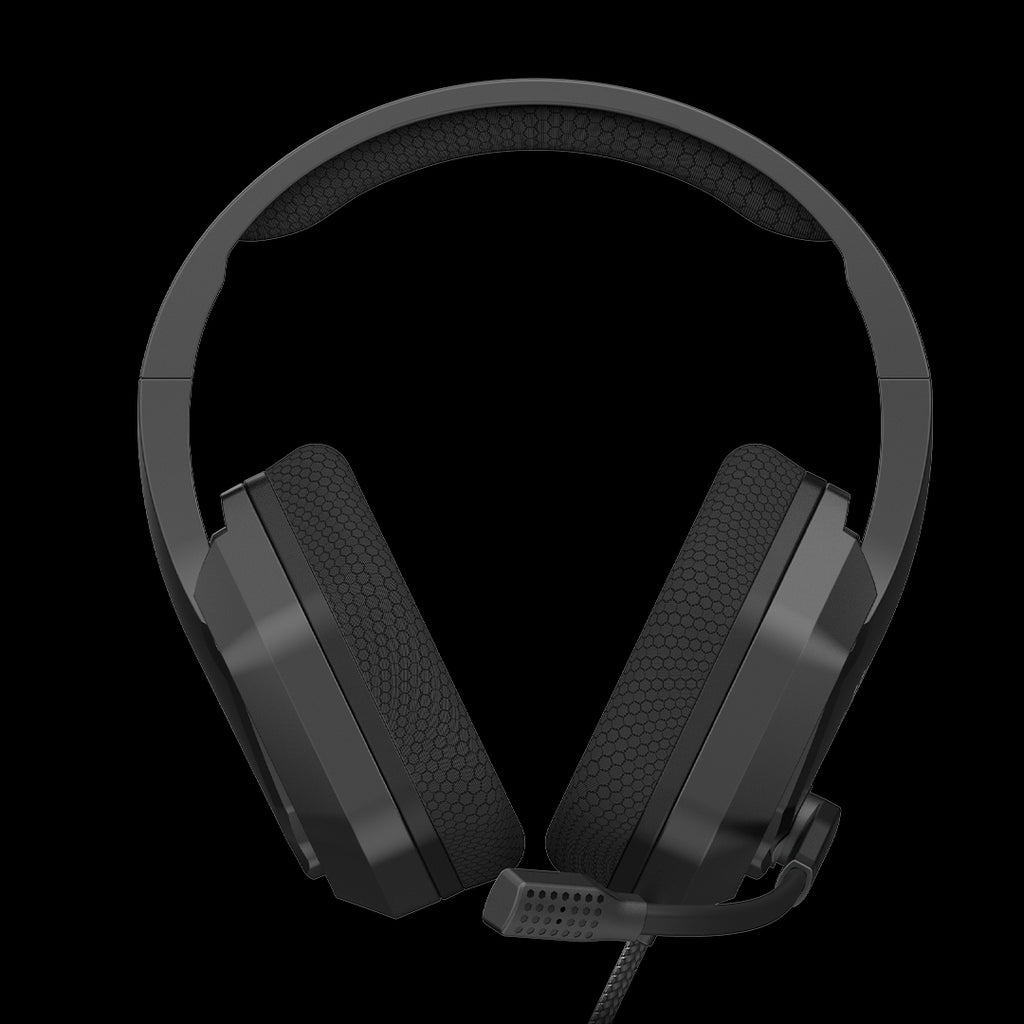 G260p Bloody Neon Gaming Headphone Black 3.5 mm for Audio, USB for Light Up With PC Extention Adapter