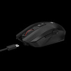 R36 Ultra Bloody WaveLink Full Speed Dual Mode Wireless Gaming Mouse USB Stone Black