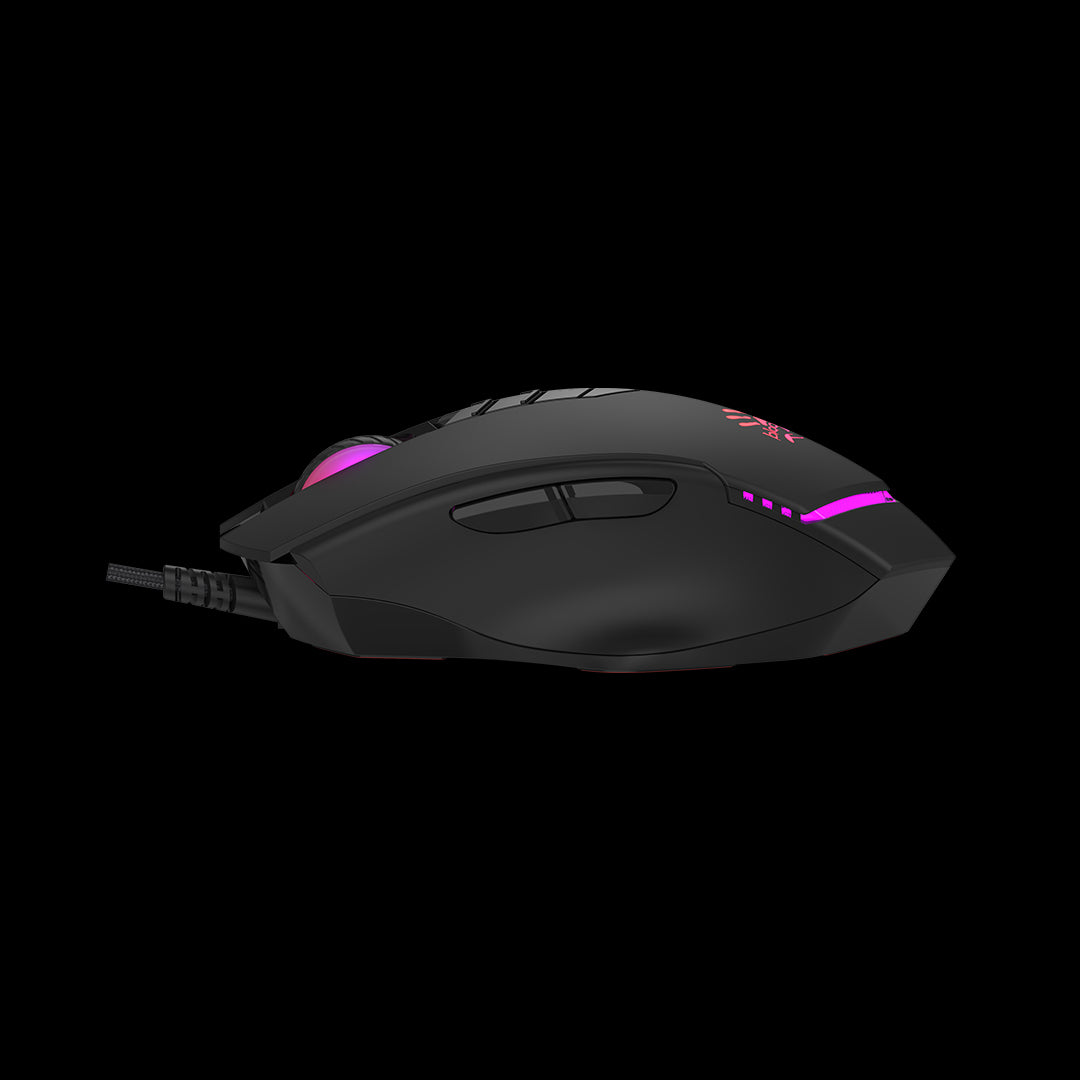V8M Max Bloody RGB Animation Gaming Mouse USB Black Activated
