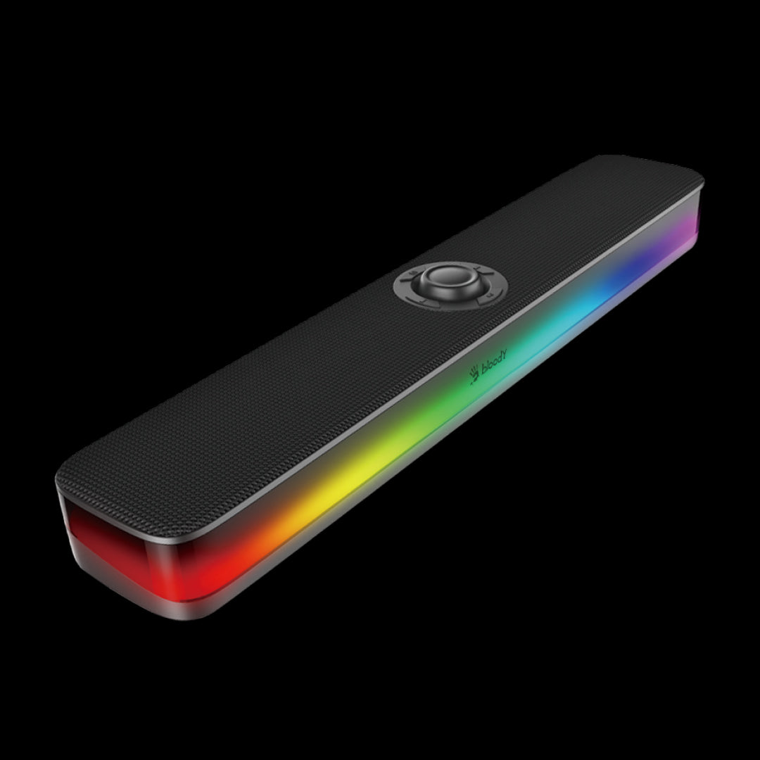 S10 Bloody Bluetooth v5.3 & USB Wired Connection RGB Gaming Soundbar USB Black