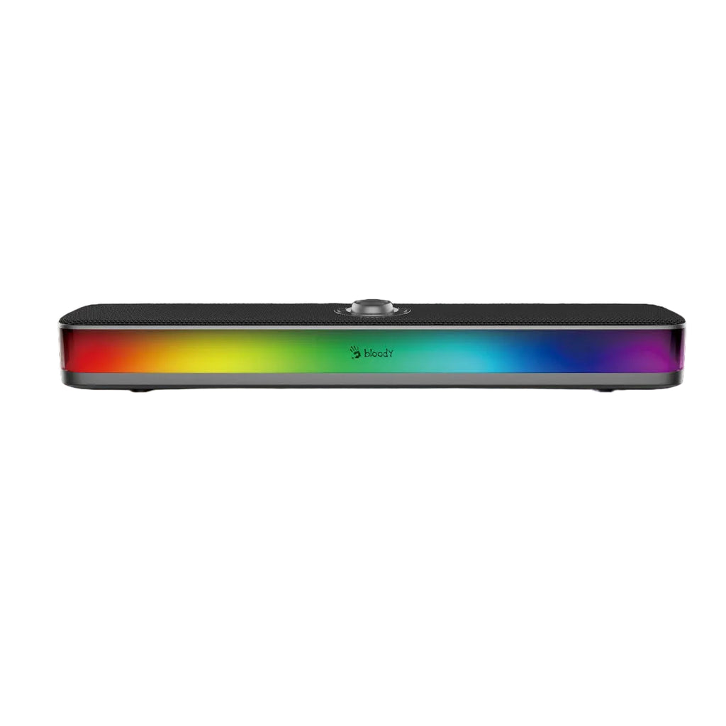 Bloody S10 Bluetooth v5.3 & USB Wired Connection RGB Gaming Soundbar USB Black