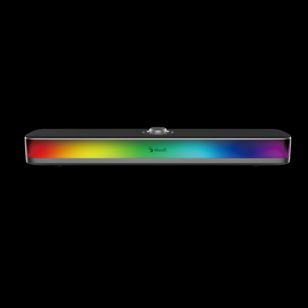 S10 Bloody Bluetooth v5.3 & USB Wired Connection RGB Gaming Soundbar USB Black