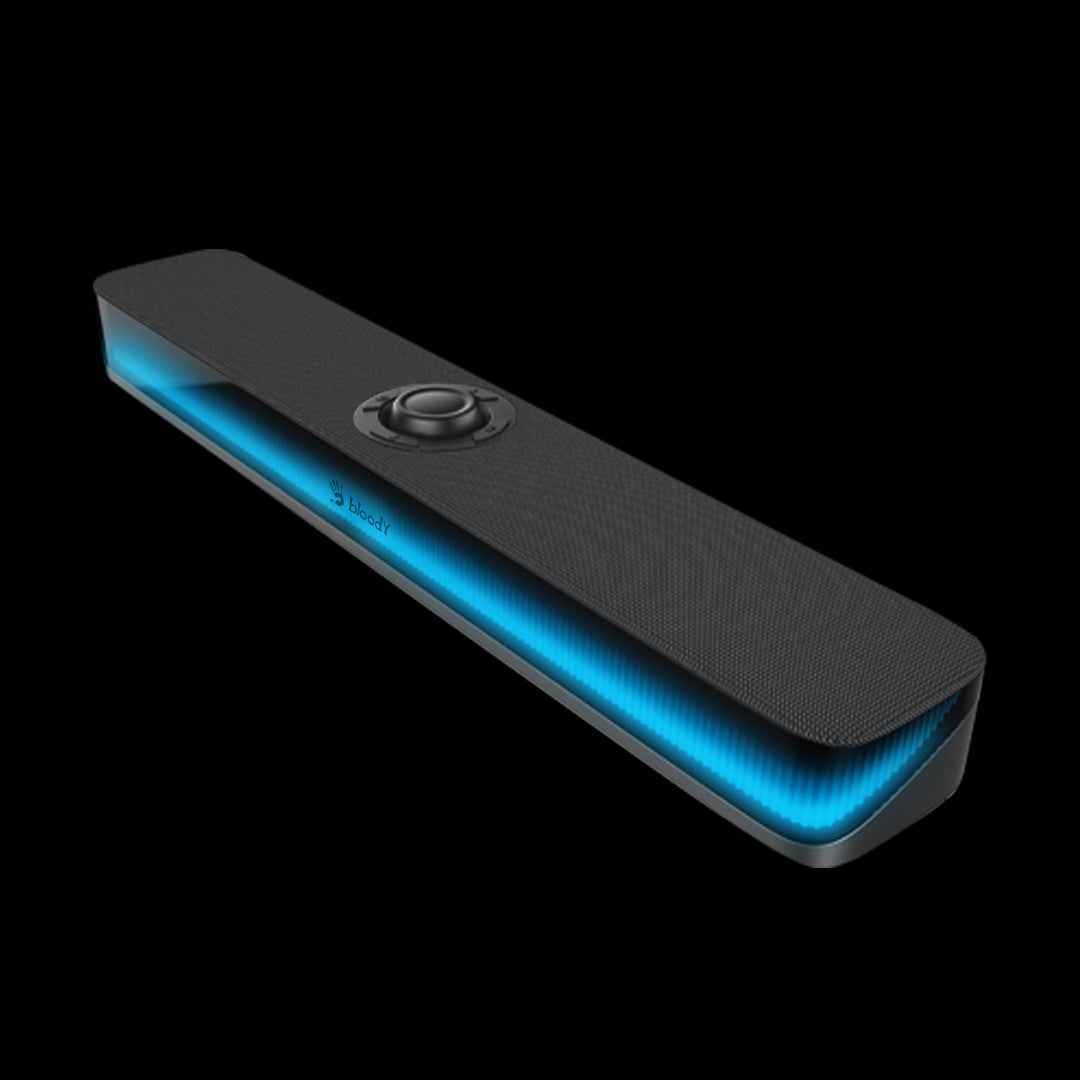 S10 Bloody Bluetooth v5.3 & USB Wired Connection RGB Gaming Soundbar USB Black