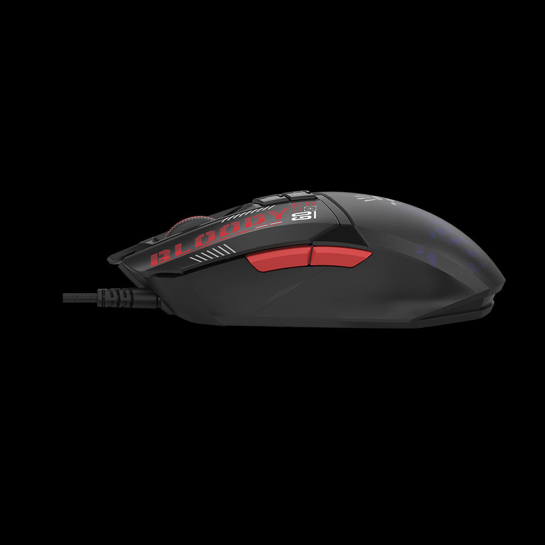 W60 Max Mini Bloody RGB Gaming Wired Mouse USB Honeycomb