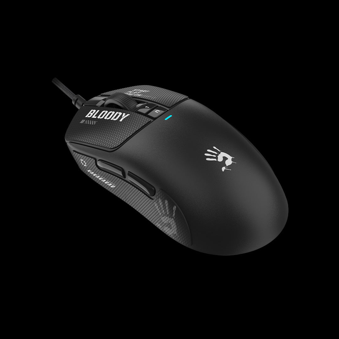 W72 Ultra Bloody Light weight Gaming Mouse USB Black Activated