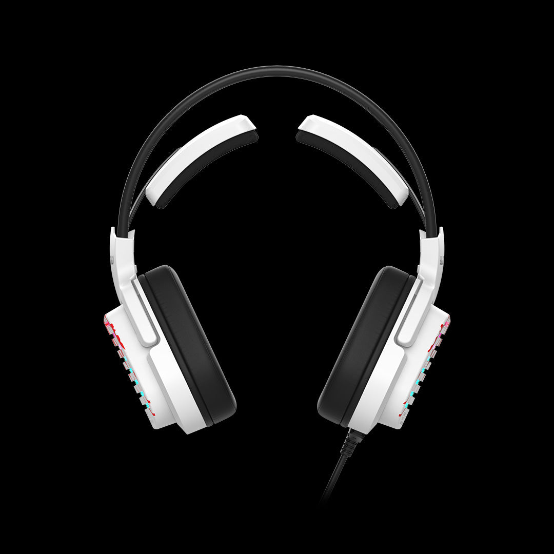 G565 Bloody Virtual 7.1 Surround Sound RGB USB Gaming Headphone Energy White