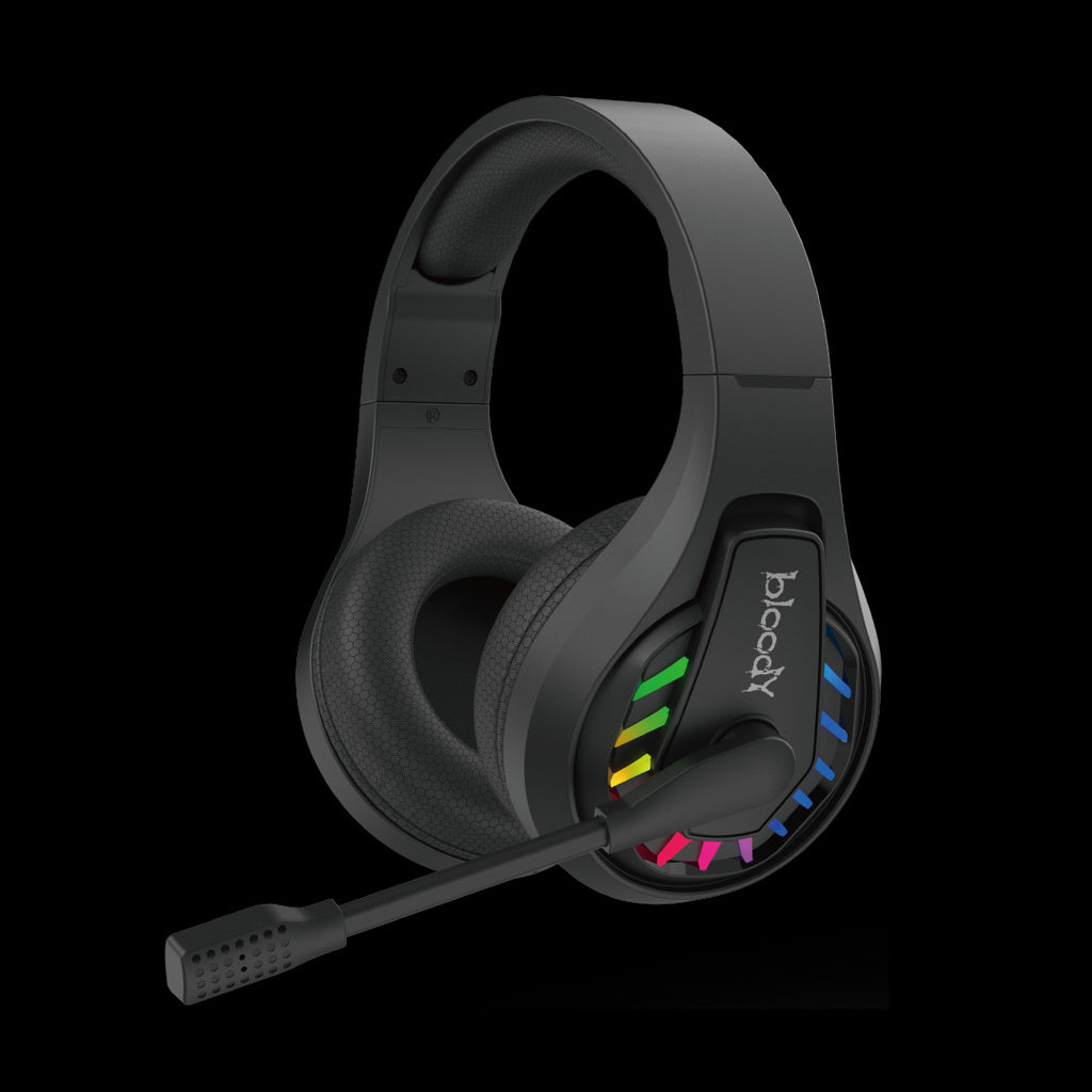 GR230 Bloody All-in-One 2.4G+BT v5.2 RGB Gaming Wireless Headset Black